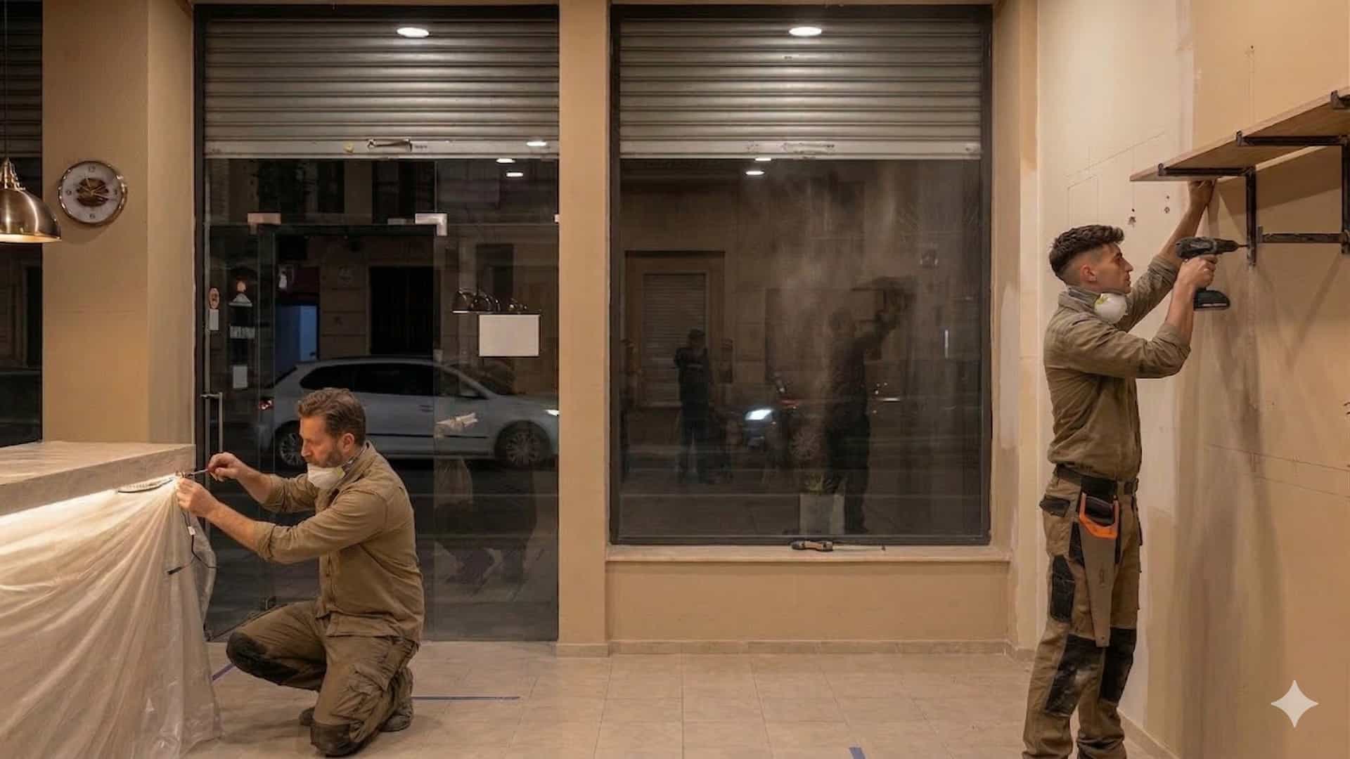 Reforma de local comercial en Valencia con acondicionamiento profesional