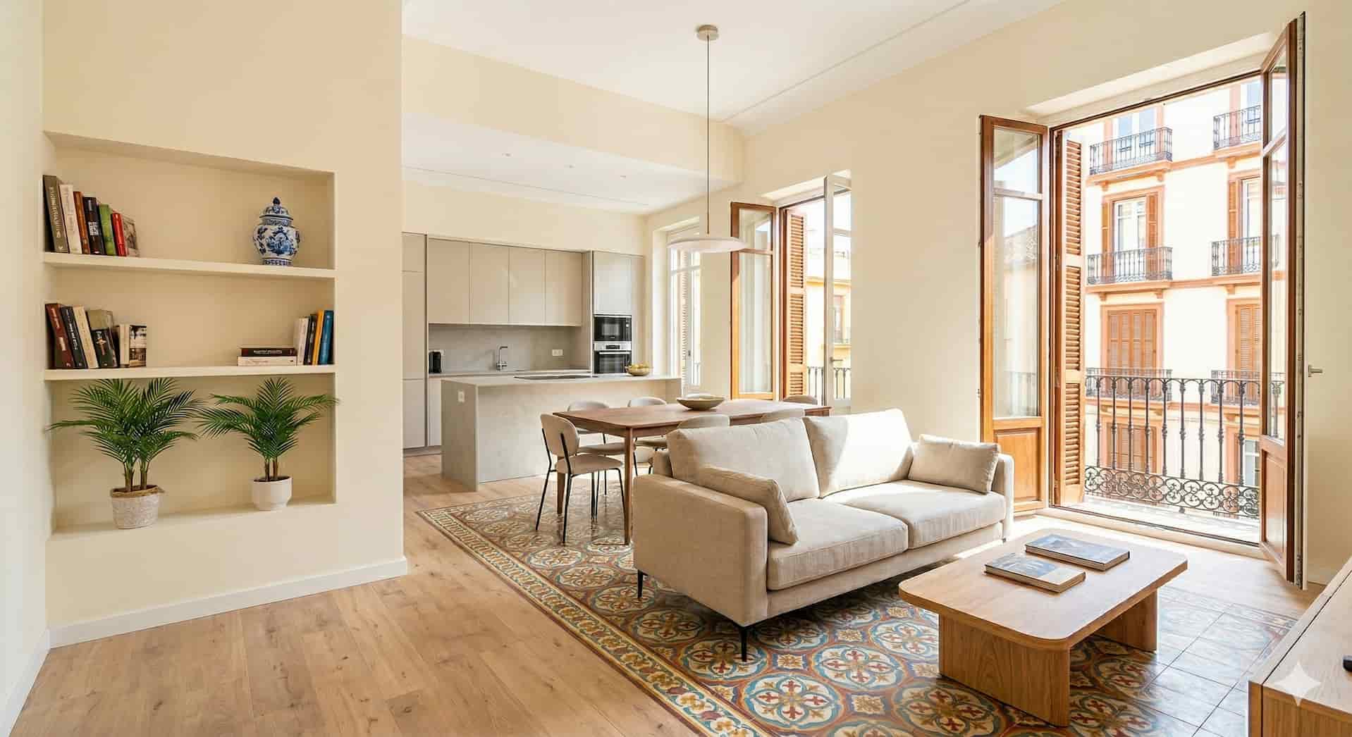 Reforma integral de piso en Valencia con acabados modernos